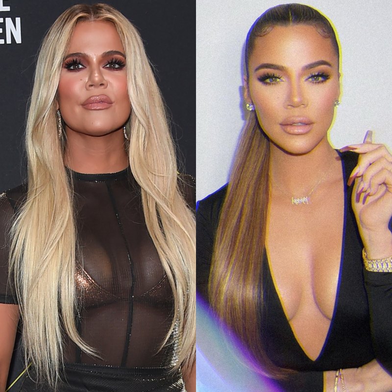 Celebrity Hair Transformations 2020, Khloe Kardashian