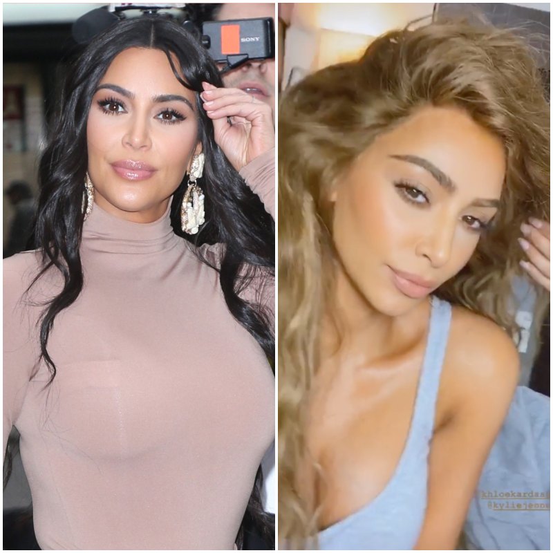 Celebrity Hair Transformations 2020, Kim Kardashian