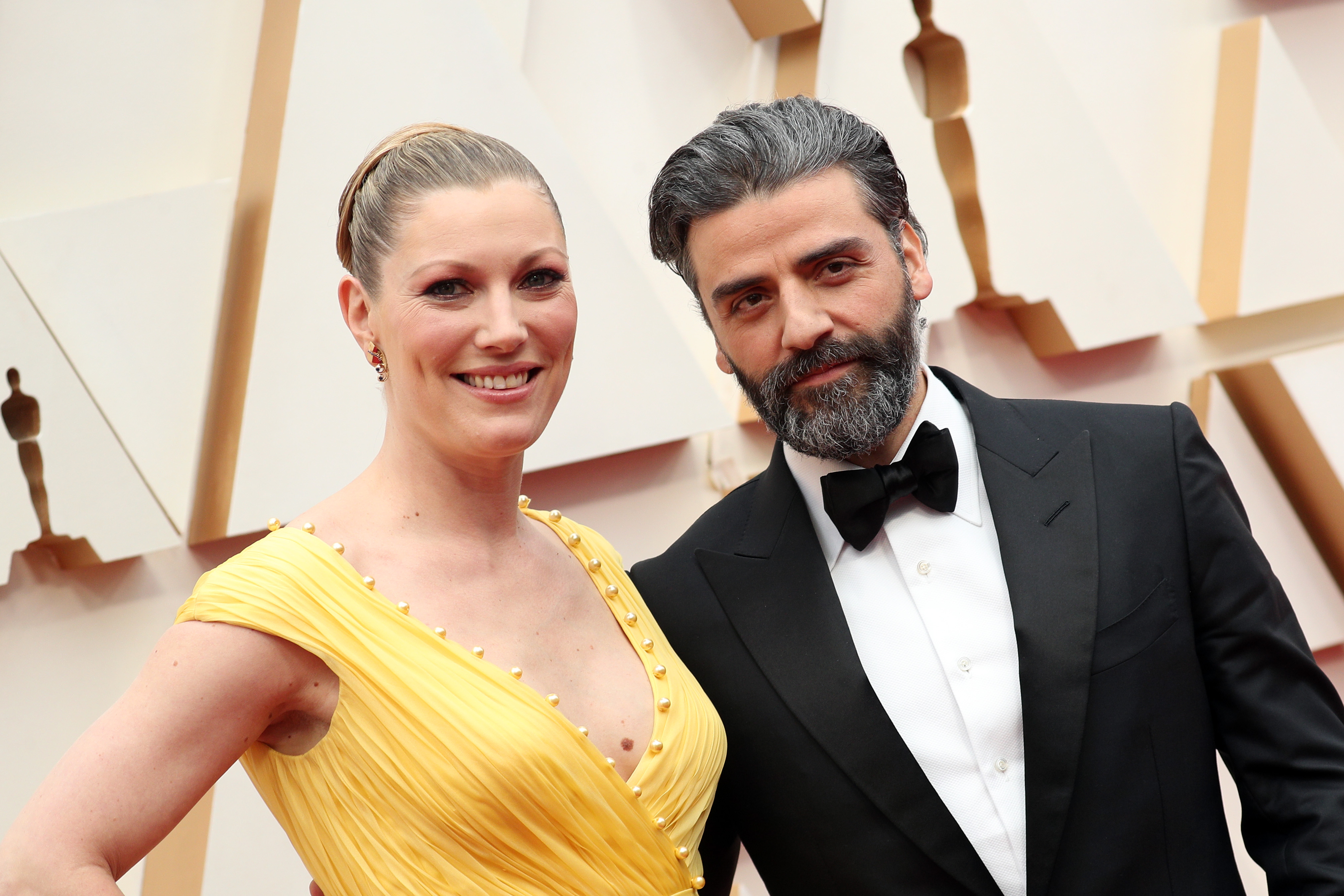 Elvira Lind and Oscar Isaac
