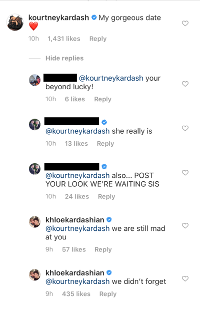 Khloe Kardashian Says She's Still Mad at Kourtney Kardashian
