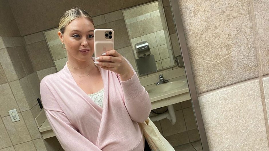 Iskra Lawrence shows Off Baby Bump