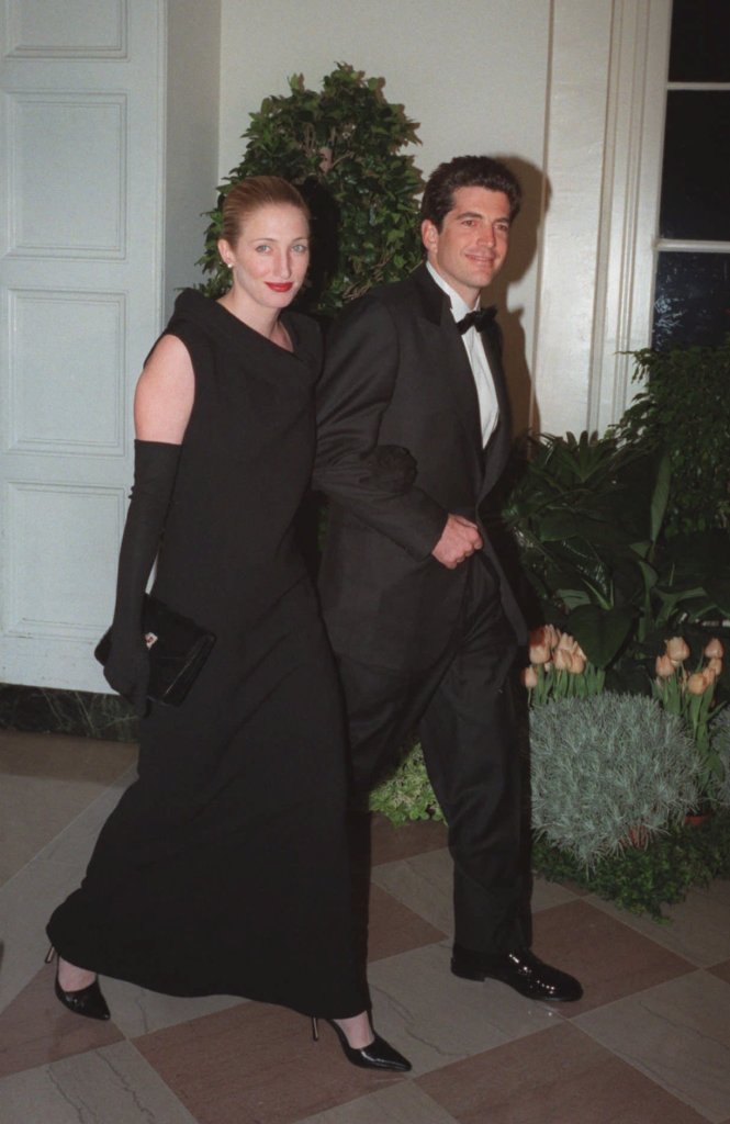 John F. Kennedy Jr. and his wife Carolyn