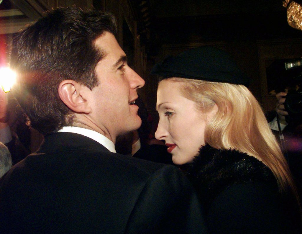 John F. Kennedy Jr., son of late U.S. President, with his wife Carolyn Bessette Kennedy
