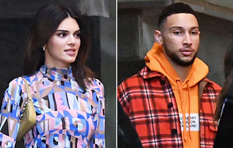 Kendall Jenner and boyfriend Ben Simmons leave their hotel together on the way to Super Bowl LIV in Miami
