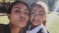 Kim Kardashian and North West Pose For a Selfie
