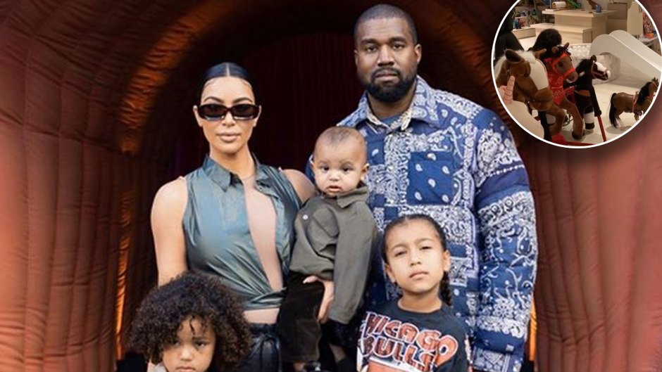 Kim Kardashian's Kids' Playroom Features a Everything Fit for a Band, a Grocery Store and More