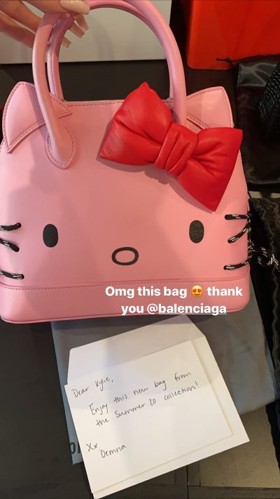 Kylie Jenner Hello Kitty Balenciaga Bag