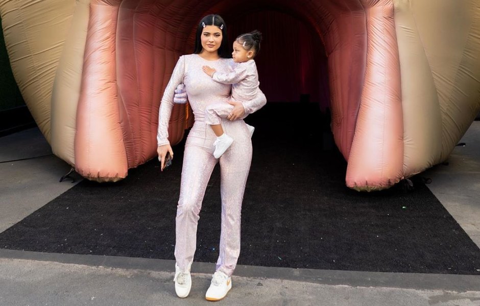 Kylie Jenner and Stormi Webster Matching Outfit Moments