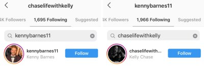 Love Is Blind Stars Kenny Barnes and Kelly Chase Follow Each Other on Instagram