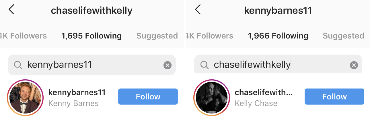 Love Is Blind Stars Kenny Barnes and Kelly Chase Follow Each Other on Instagram