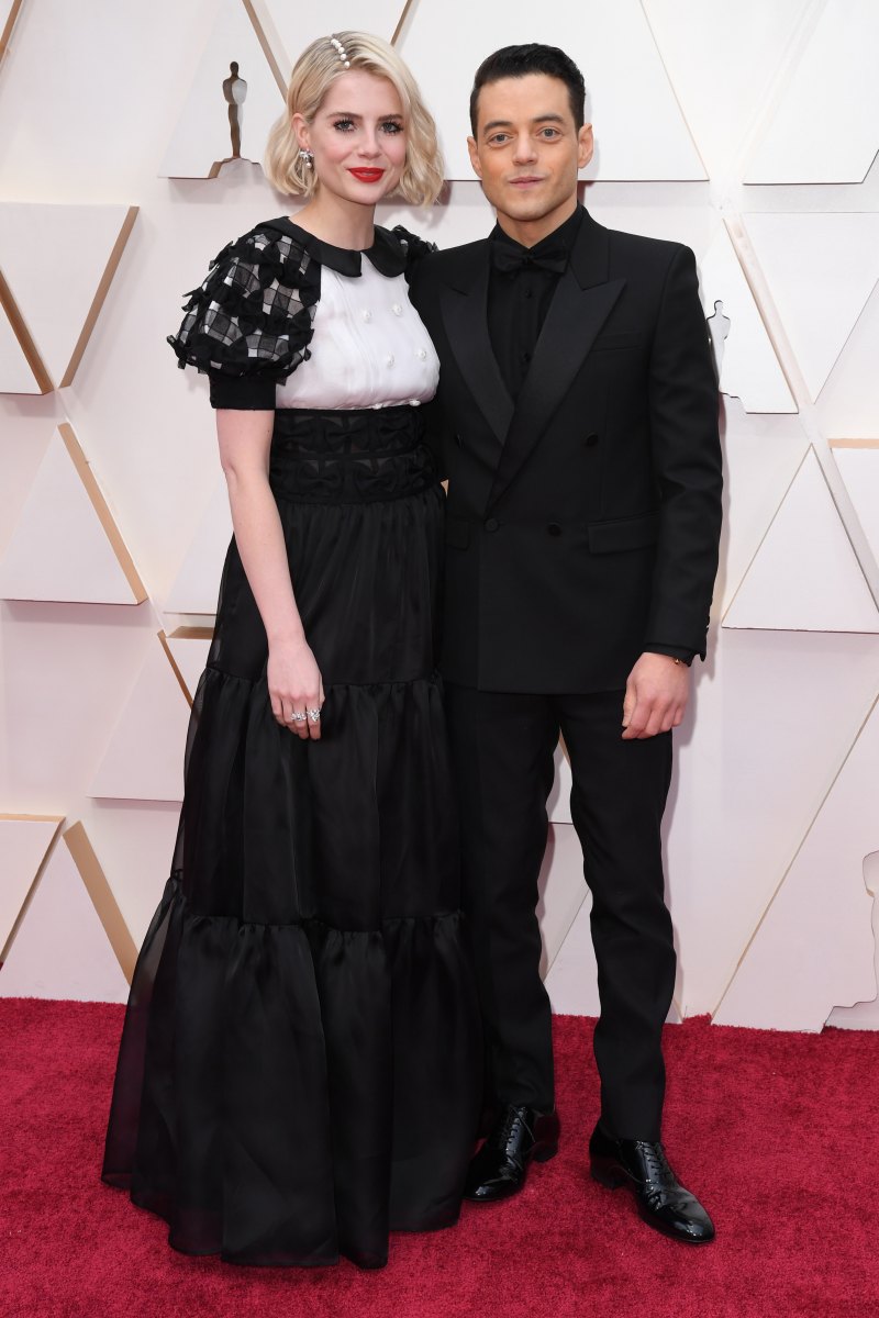 Lucy Boynton and Rami Malek