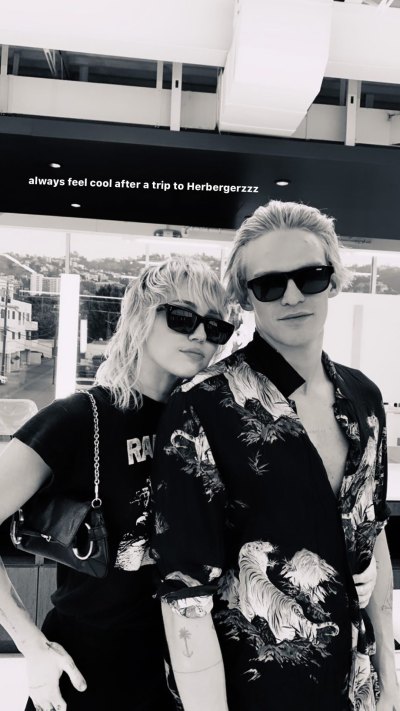 Miley Cyrus and Cody Simpson