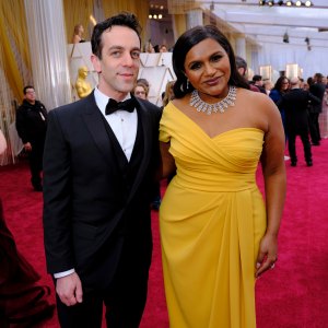 B. J. Novak and Mindy Kaling