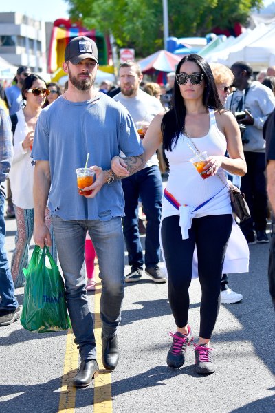 Nikki Bella and Artem Chigvintsev Shopping