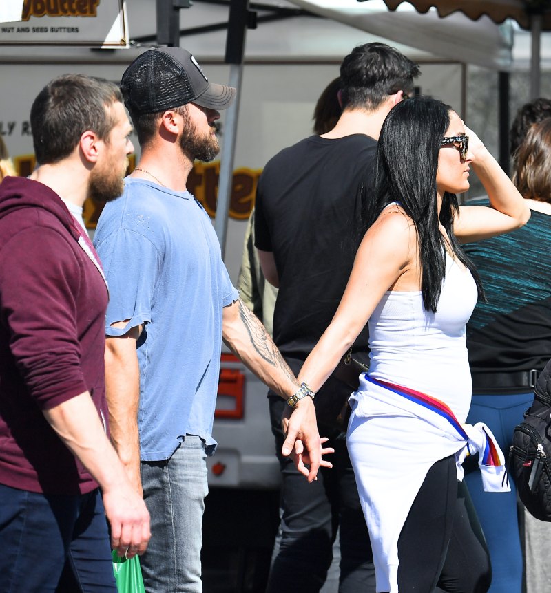 Nikki Bella and Artem Chigvintsev Shopping
