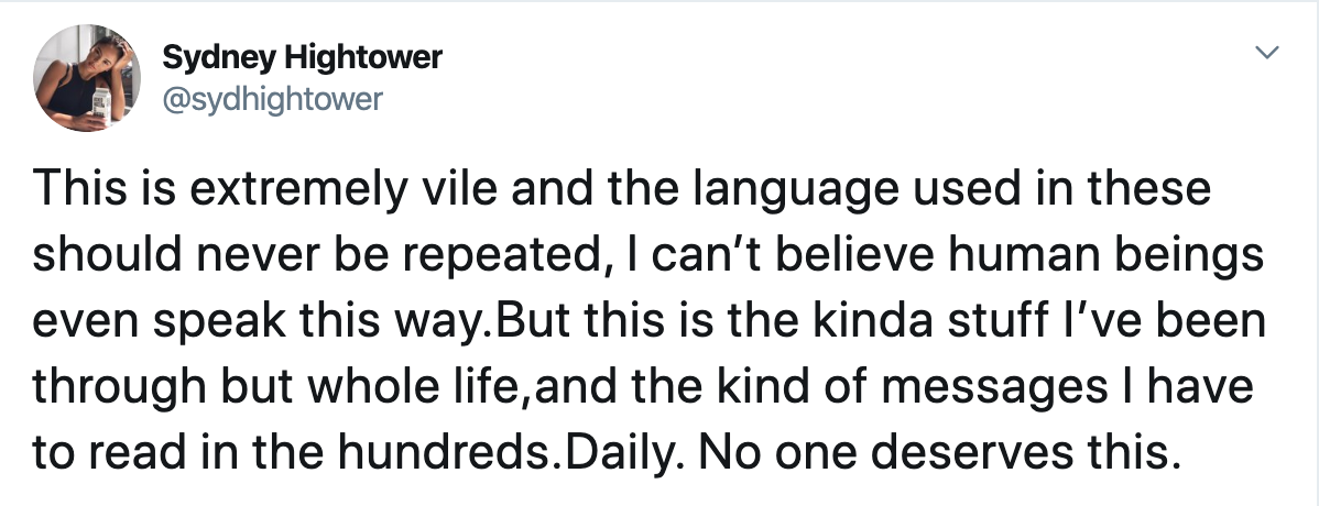 Sydney Hightower Tweets After Bachelor