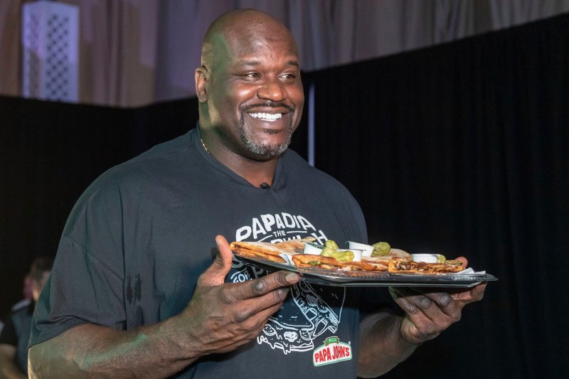 Shaq Eating Pizza in Miami