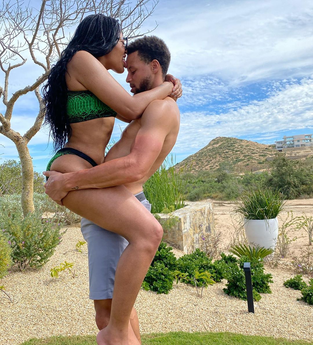Steph and Ayesha Curry