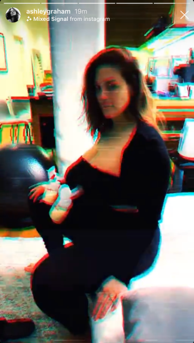 Ashley Graham Pumping