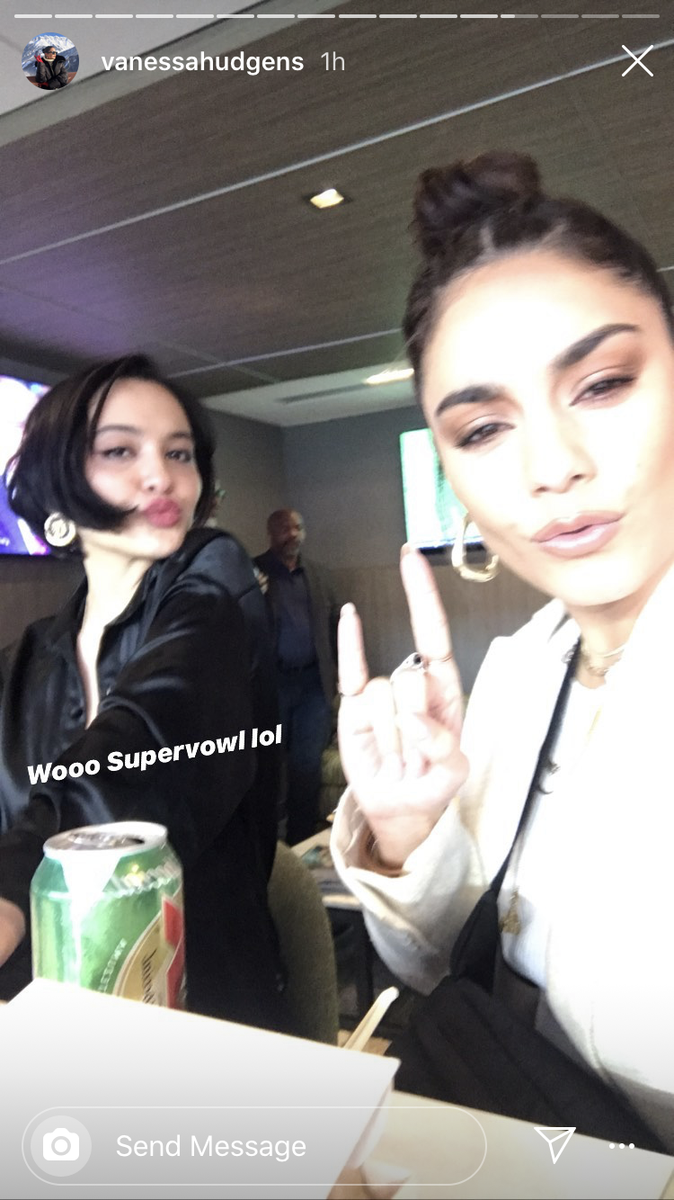 Celebs at Super Bowl LIV Vanessa Hudgens