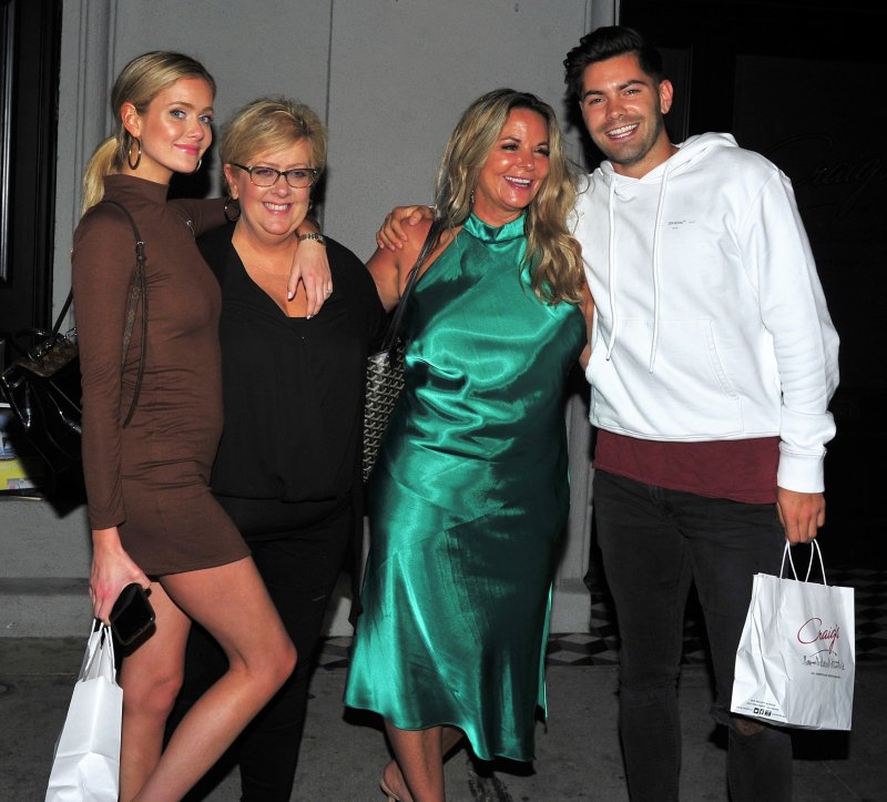 Hannah Godwin and Dylan Barbour Have Dinner at Craig's With Family