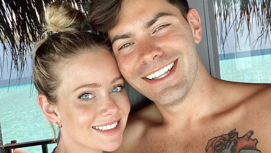 Bachelor in Paradise Stars Dylan Barbour and Hannah Godwin Cuddle Up While on Vacation in Maldives