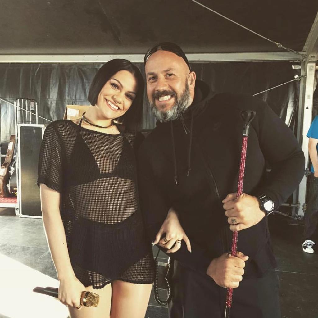 Jessie J and Late Bodyguard Dave Last Smile Together