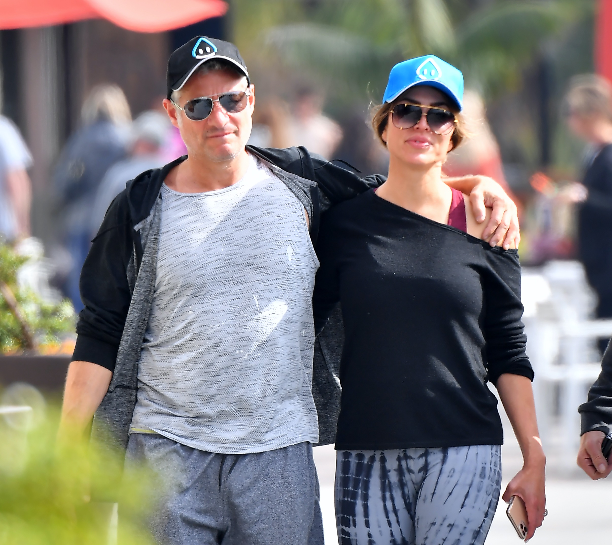 Kelly Dodd and Rick Leventhal PDA in Laguna Beach