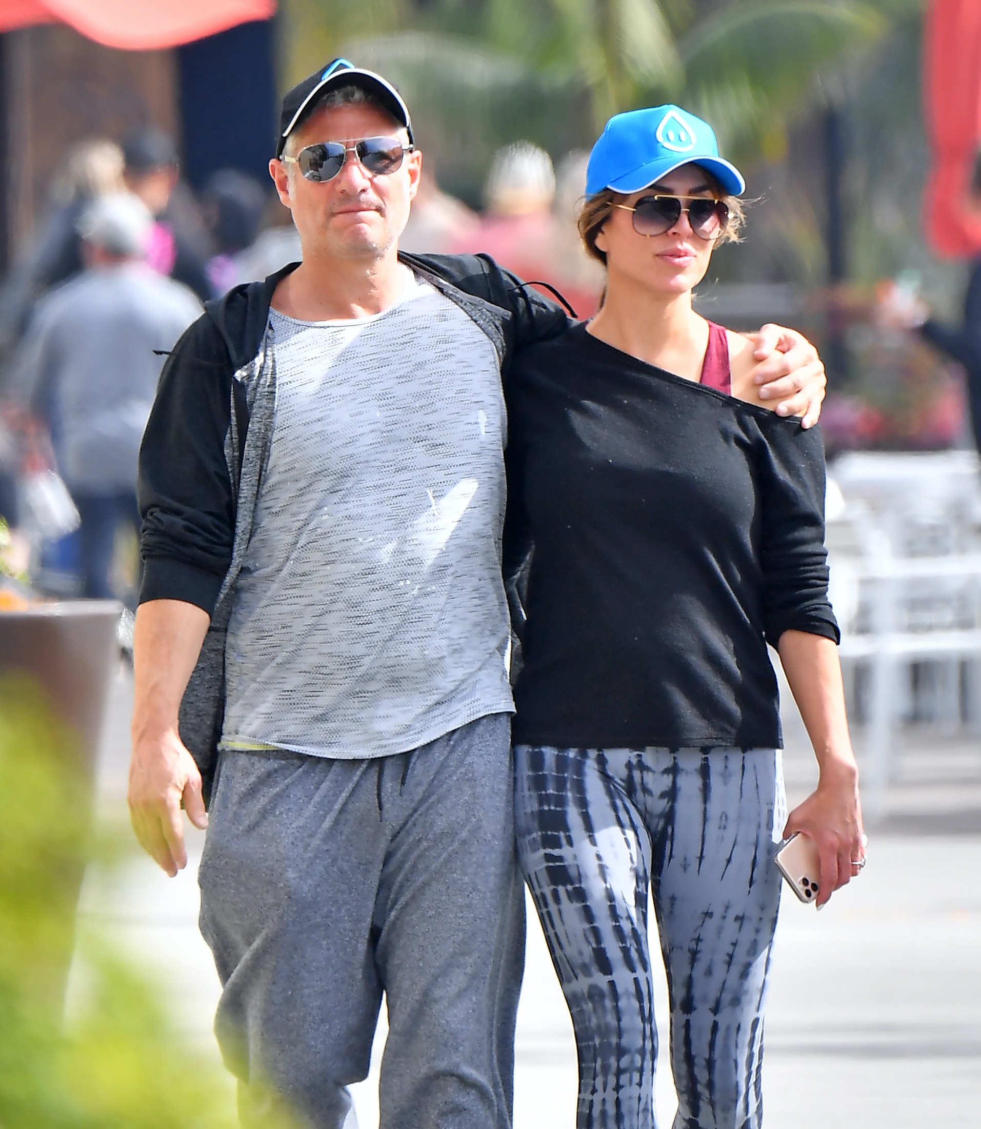 Kelly Dodd and Rick Leventhal PDA in Laguna Beach