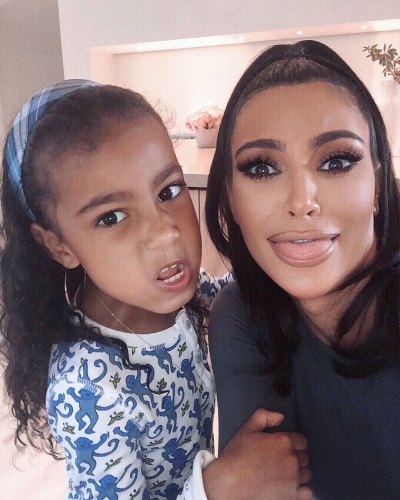 North West Steals Kim Kardashians Phone and Posts on Snapchat