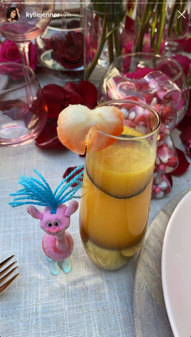 Kylie Jenner Valentine's Day Drink and Draw Party Cooper Doll