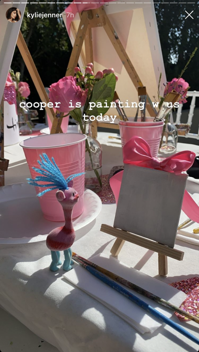 Kylie Jenner Valentine's Day Drink and Draw Party Cooper Doll