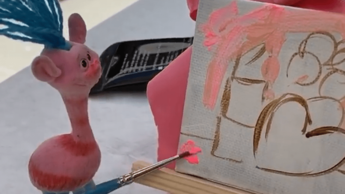 Kylie Jenner Valentine's Day Drink and Draw Party Cooper Doll
