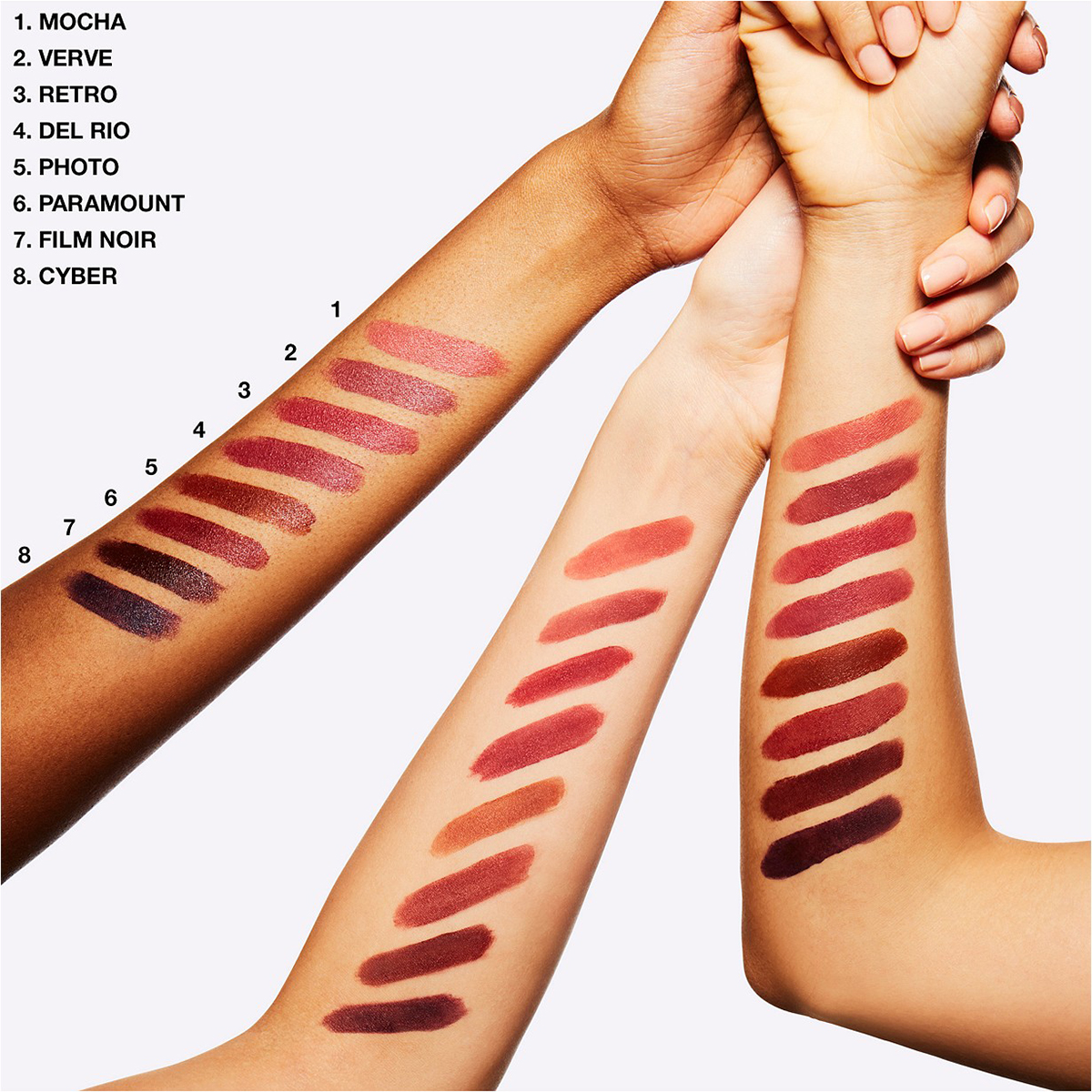 lip swatches
