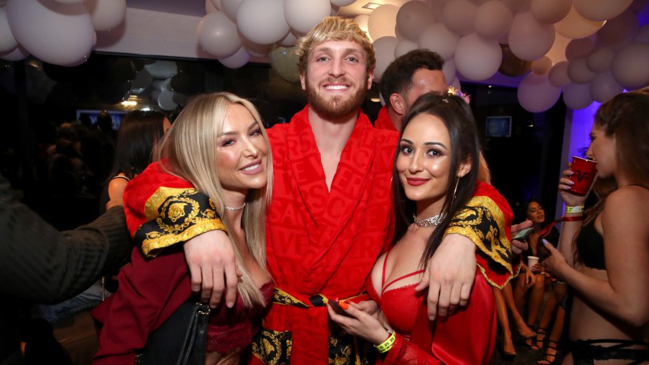 logan paul attends ignite's valetine's day party