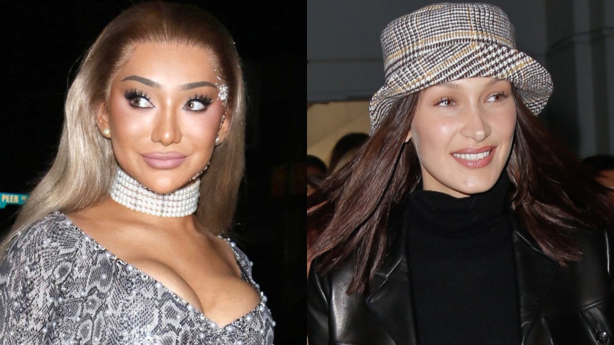 Nikita Dragun and Bella Hadid