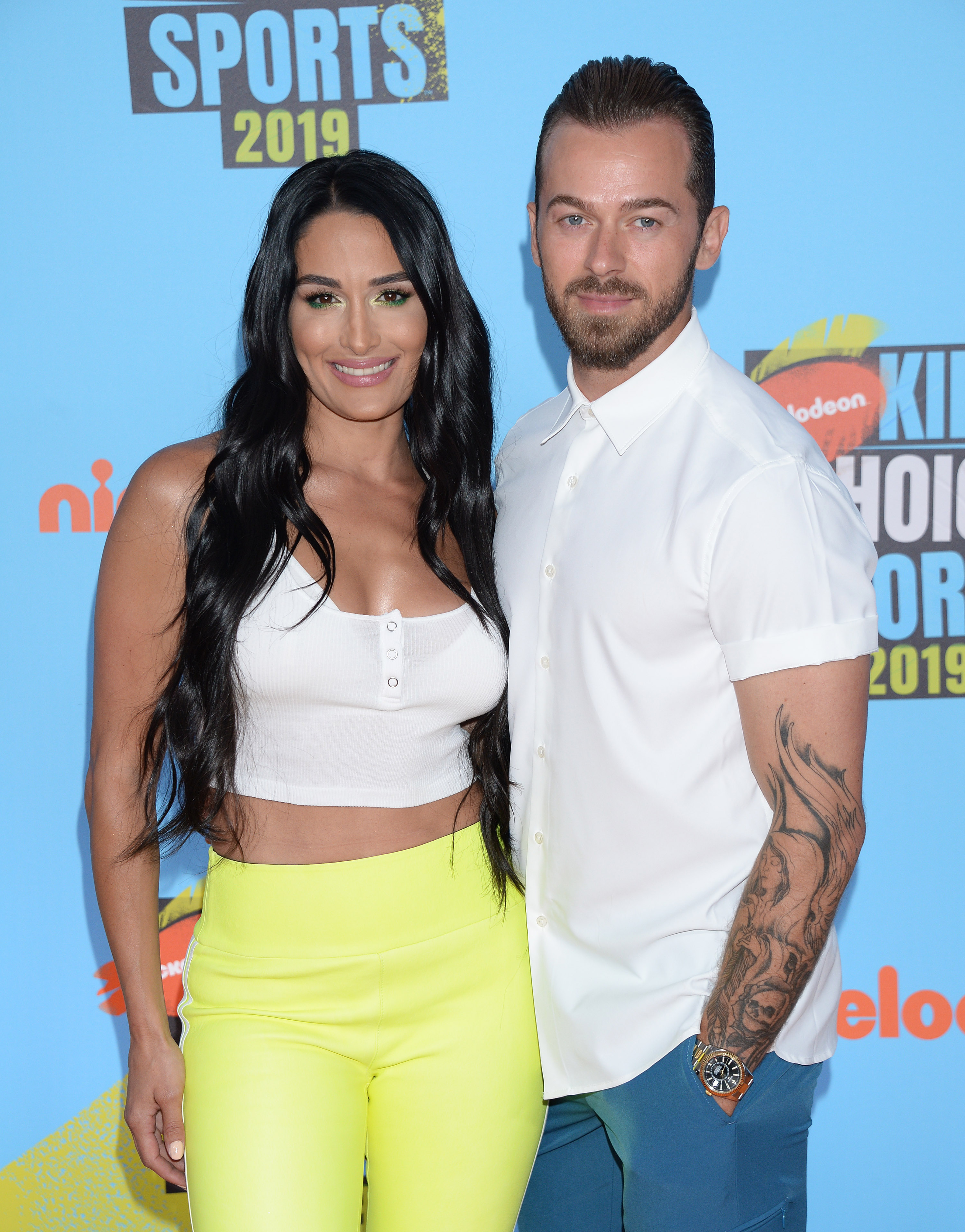 Pregnant Nikki Bella Outgrows Her Bras and Fiance Artem Isn't Scared