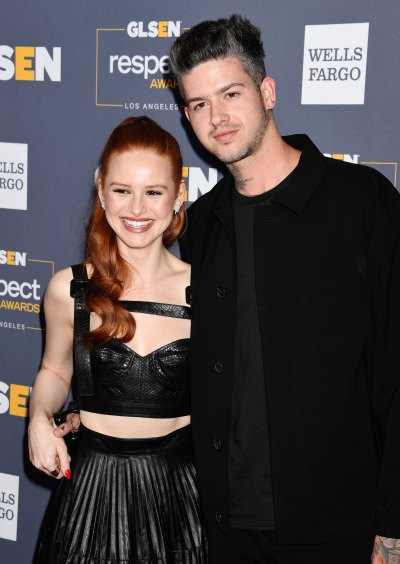 Riverdale Star Madelaine Petsch Laughs With Boyfriend Travis Mills Before Split