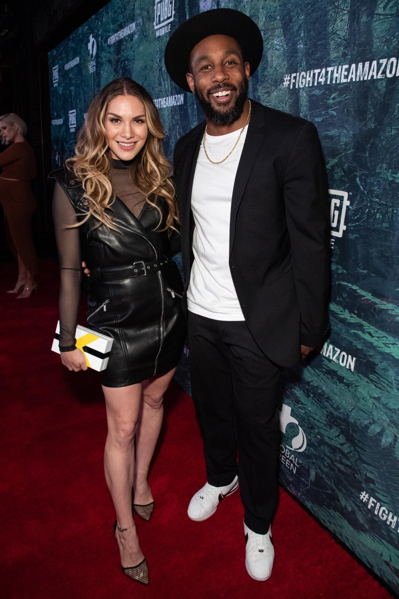 Allison Holker and Stephen Boss Smile Together on Red Carpet