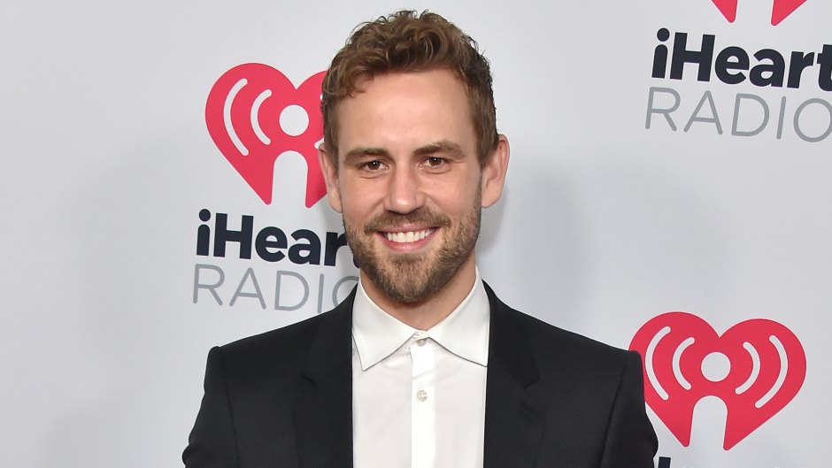 Nick Viall Smiles in Suit and White Button Down