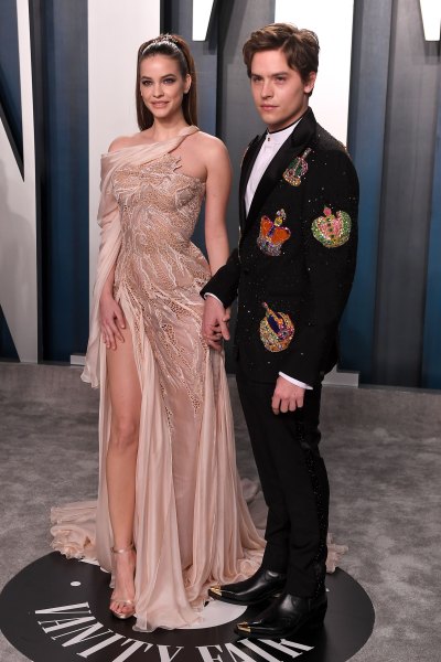 Barbara Palvin and Dylan Sprouse Vanity Fair Oscars Party PDA
