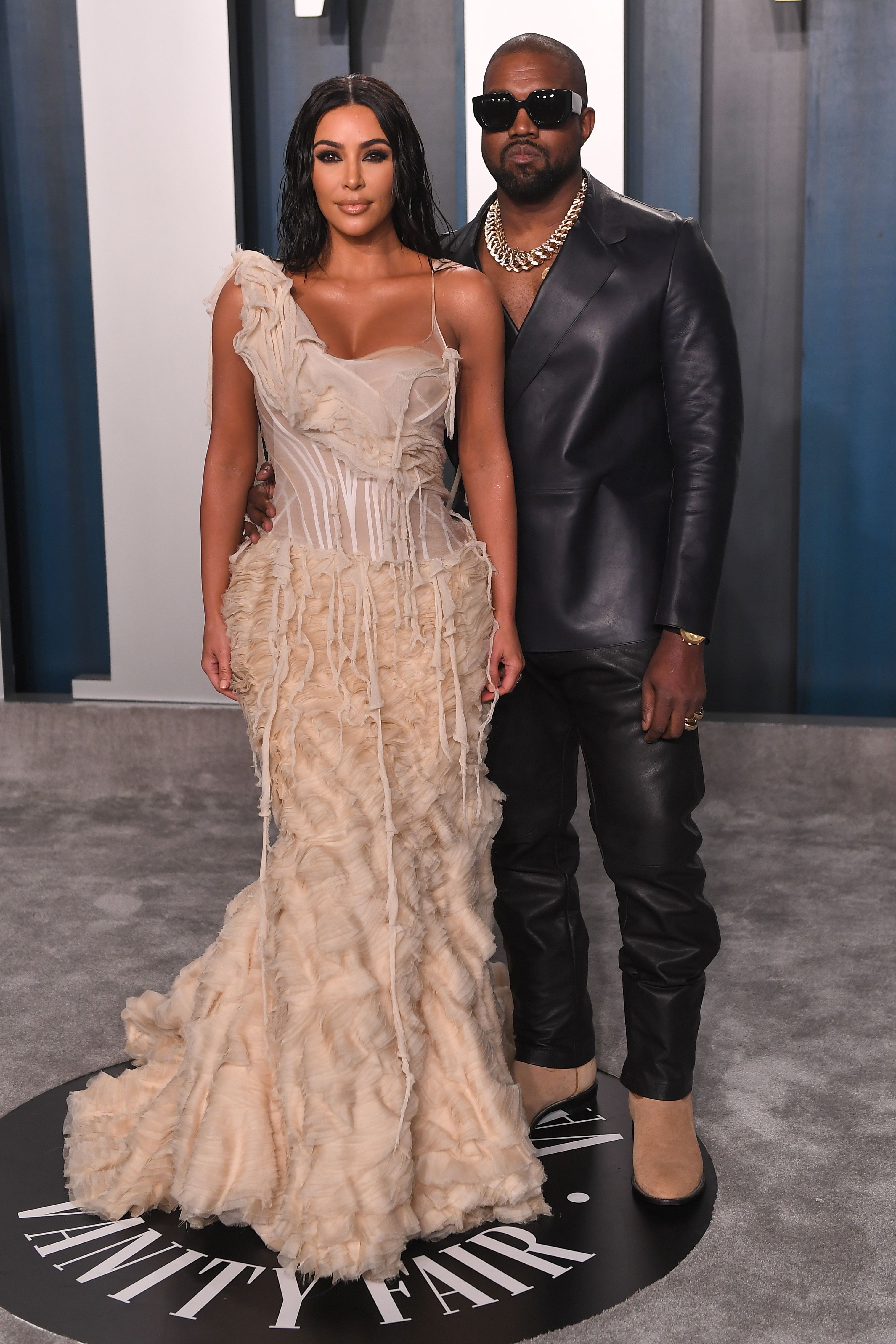 Kim Kardashian West and Kanye West Vanity Fair Oscar Party, Arrivals, Los Angeles, USA - 09 Feb 2020