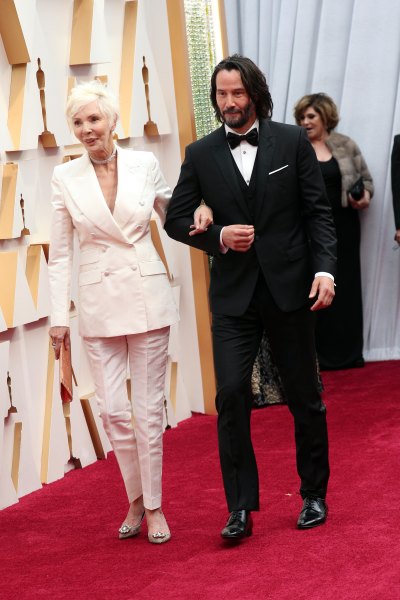Keanu Reeves and Mom Patricia 92nd Annual Academy Awards, Arrivals, Los Angeles, USA - 09 Feb 2020