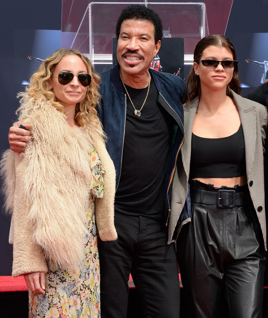 Sofia Richie With Dad Lionel and Adopted Sister Nicole Richie
