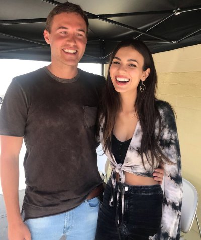 Victoria Justice Laughing With Bachelor Peter Weber