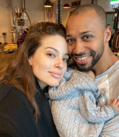 Ashley Graham and Justin Ervin With Their Son Isaac