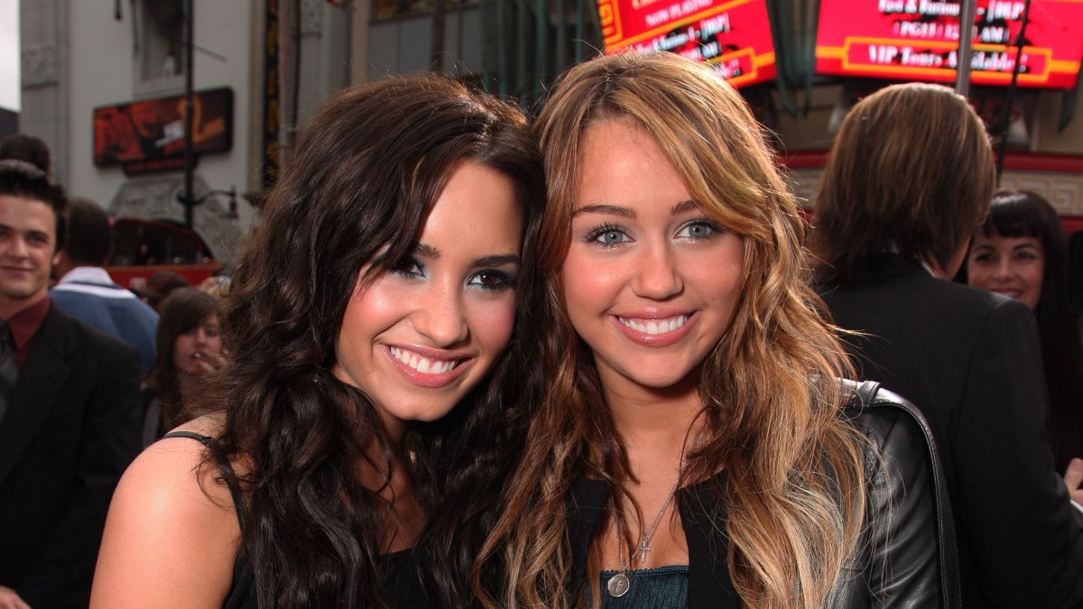 Demi Lovato and Miley Cyrus