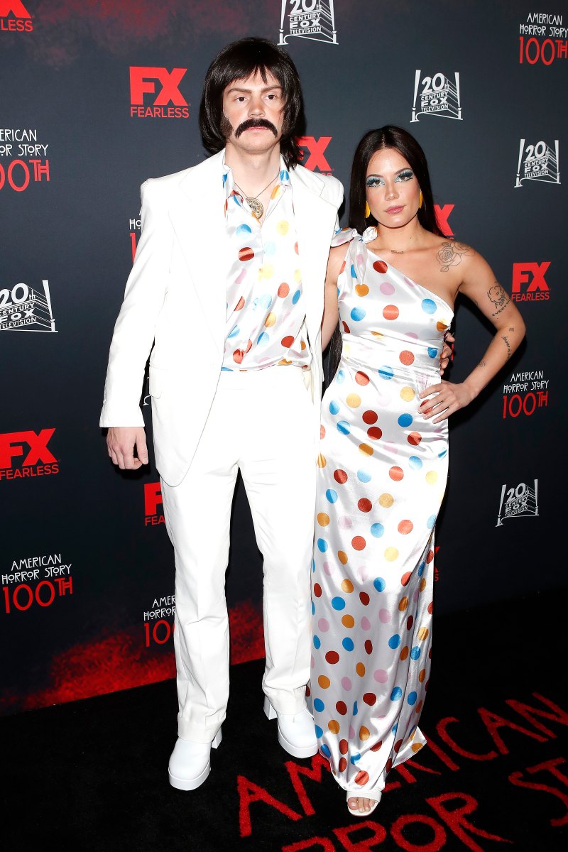 Evan Peters and Halsey