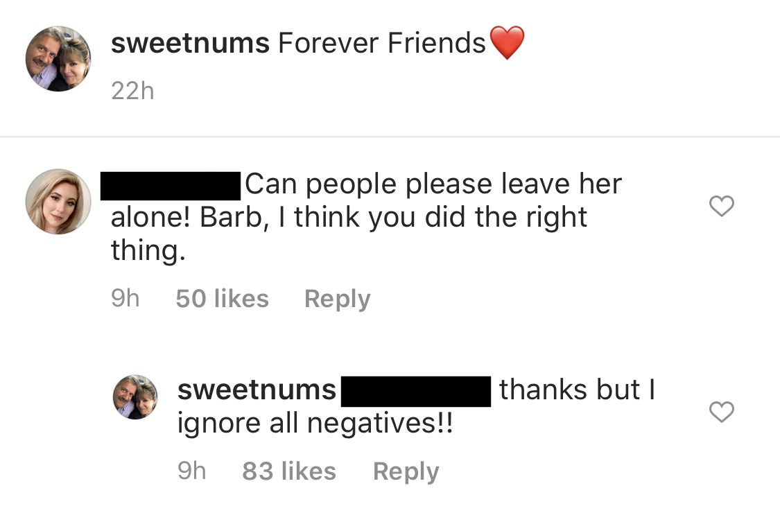 Peter Webers Mom Barb Responds to Backlash Over Madison