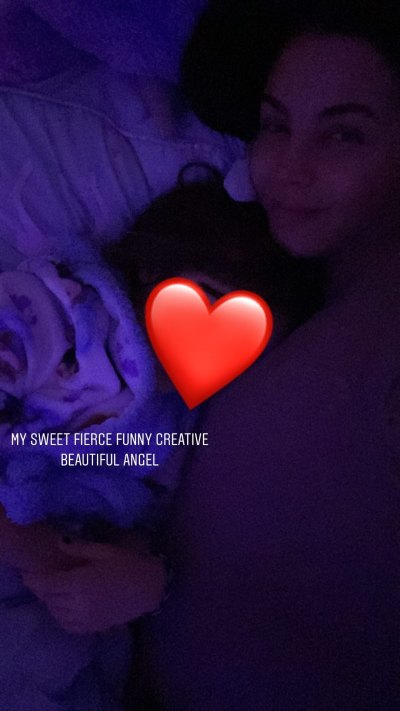 Jenna Dewan Snuggling Daughter Everly Tatum 